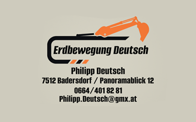 Erdbewegung Philipp Deutsch